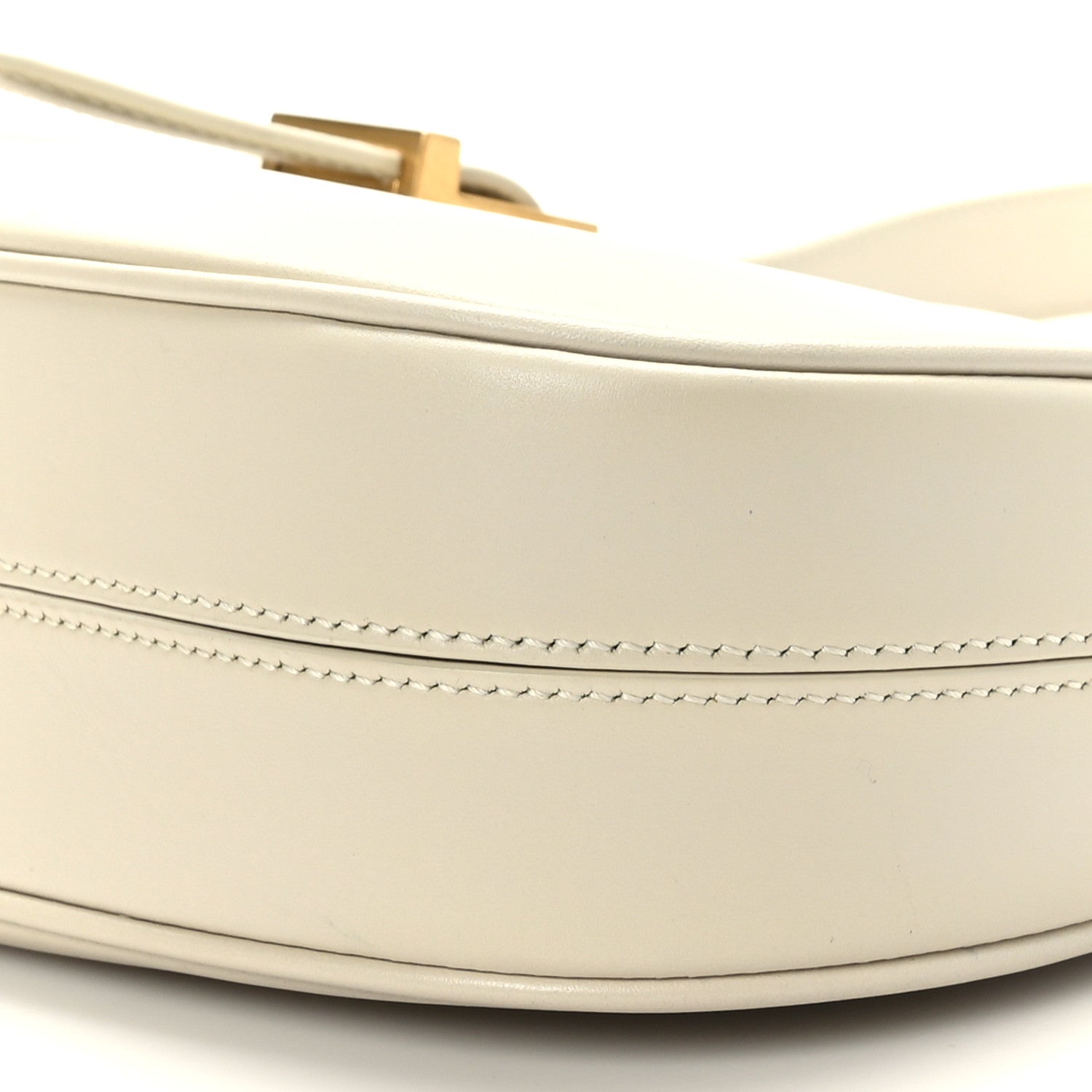 Saint Laurent Shiny Calfskin Le Fermoir Hobo 8 of 8