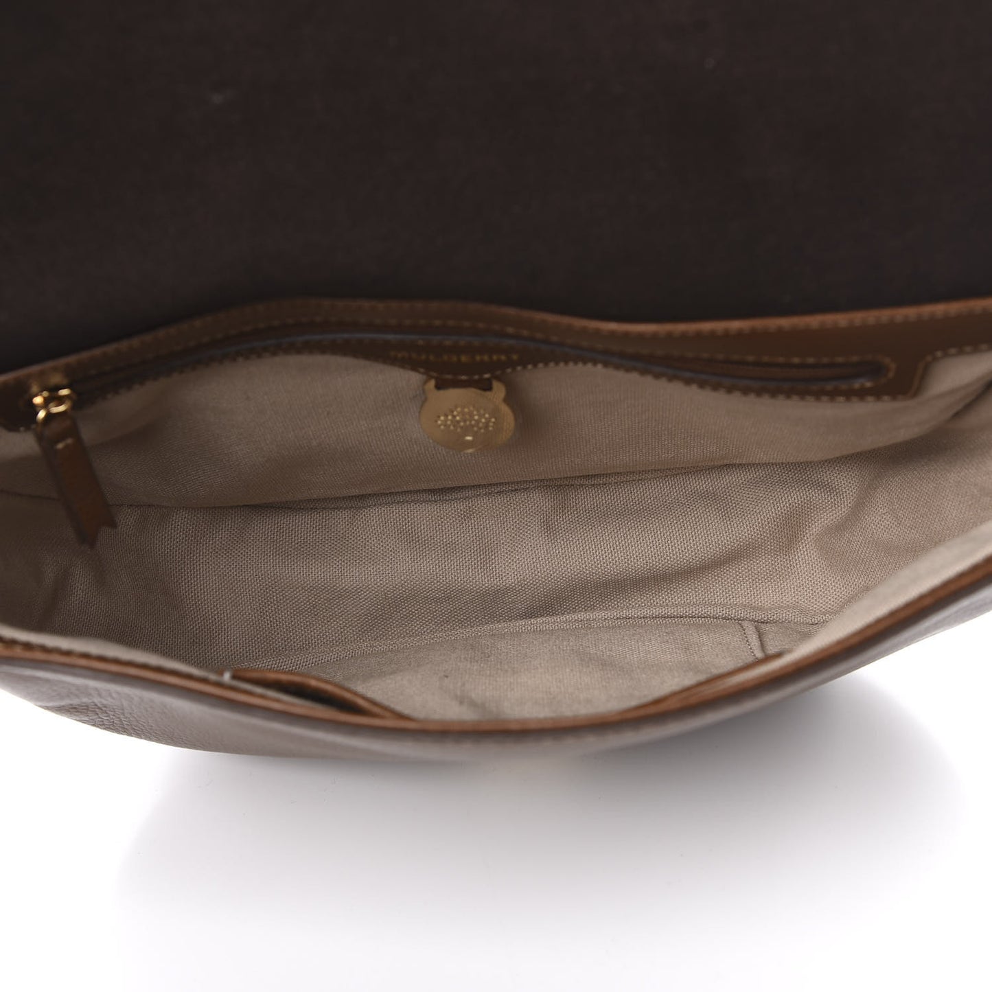 Soft Small Grain Tessie Satchel Brown