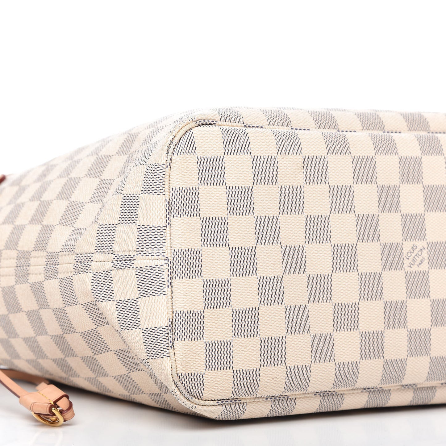 Damier Azur Neo Neverfull MM Rose Ballerine