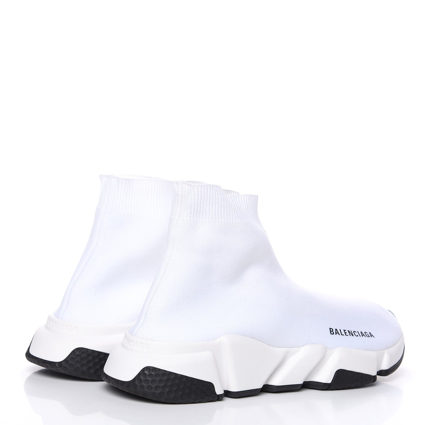 Neoprene Knit Womens Speed Sneakers 41 White