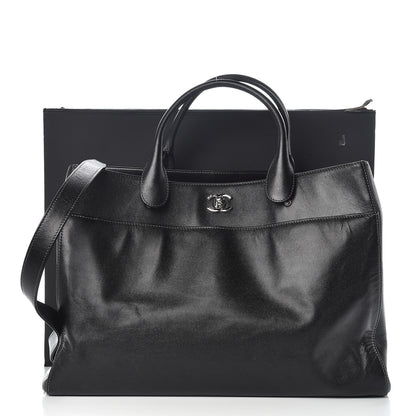 Chanel Caviar Large Cerf Executive Shopper Tote Black 15 of 15