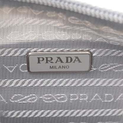 Prada Tessuto Nylon Mini Re-Edition 2000 Bag Fiordaliso 6 of 9
