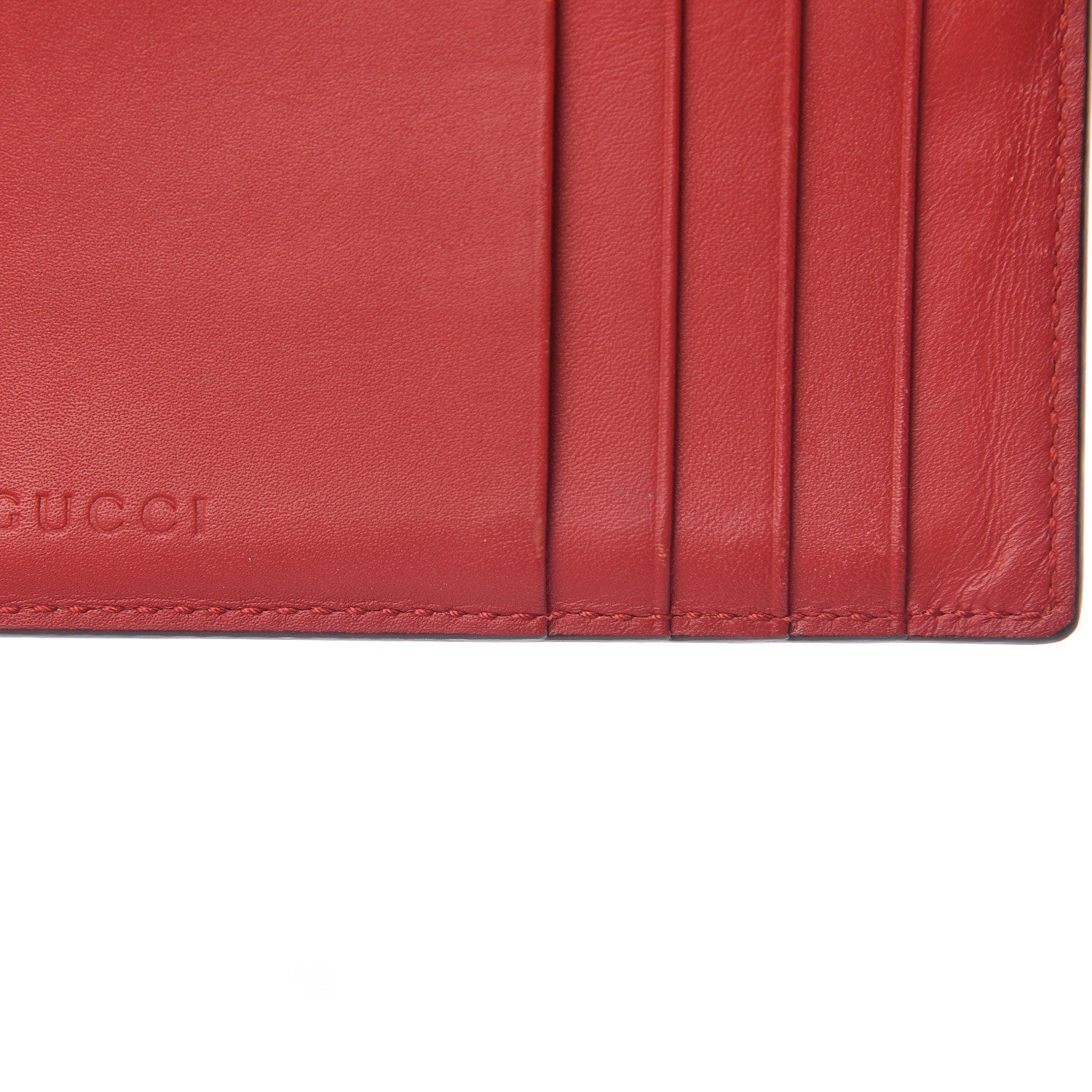 Gucci GG Supreme Monogram Blooms Coin Case Card Holder Beige Blue Navy Hibiscus Red 7 of 11