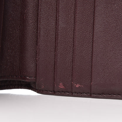 Bottega Veneta Nappa Intrecciato Mini Wallet Dark Barolo 9 of 11