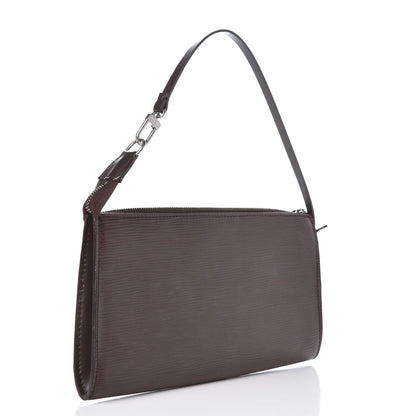 Louis Vuitton Epi Pochette Accessories 24 Moka 3 of 7