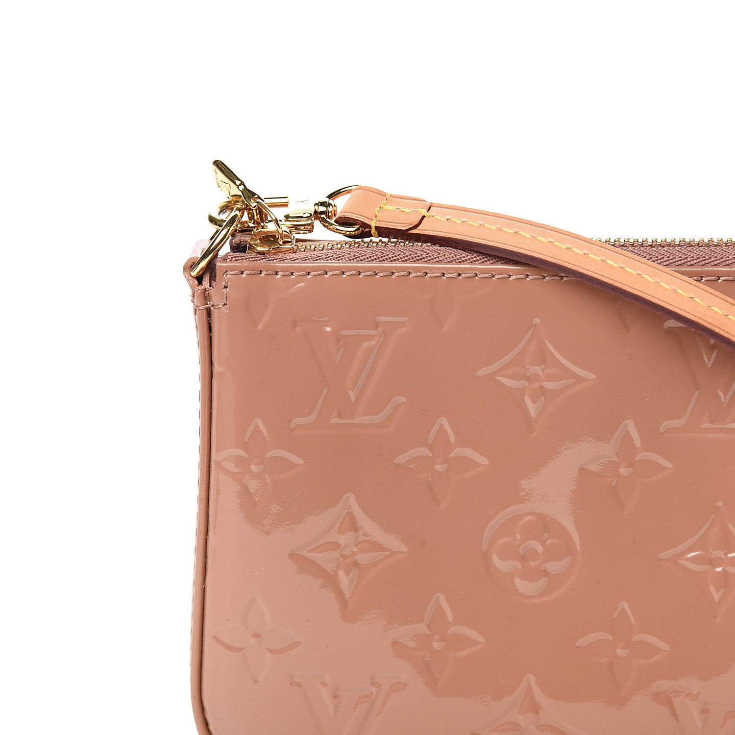 Louis Vuitton Vernis Pochette Accessories NM Rose Velours 9 of 9