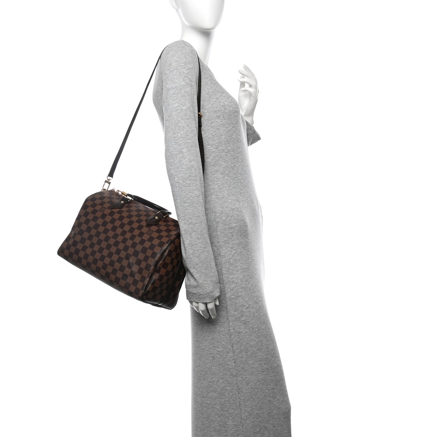 Louis Vuitton Damier Ebene Speedy Bandouliere 30 2 of 10