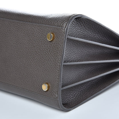 Saint Laurent Grained Calfskin Small Sac De Jour Dark Anthracite 11 of 13