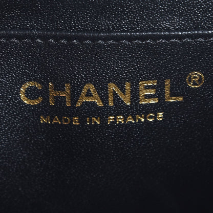 Chanel Lambskin Quilted Mini Rectangular Flap Black 7 of 8