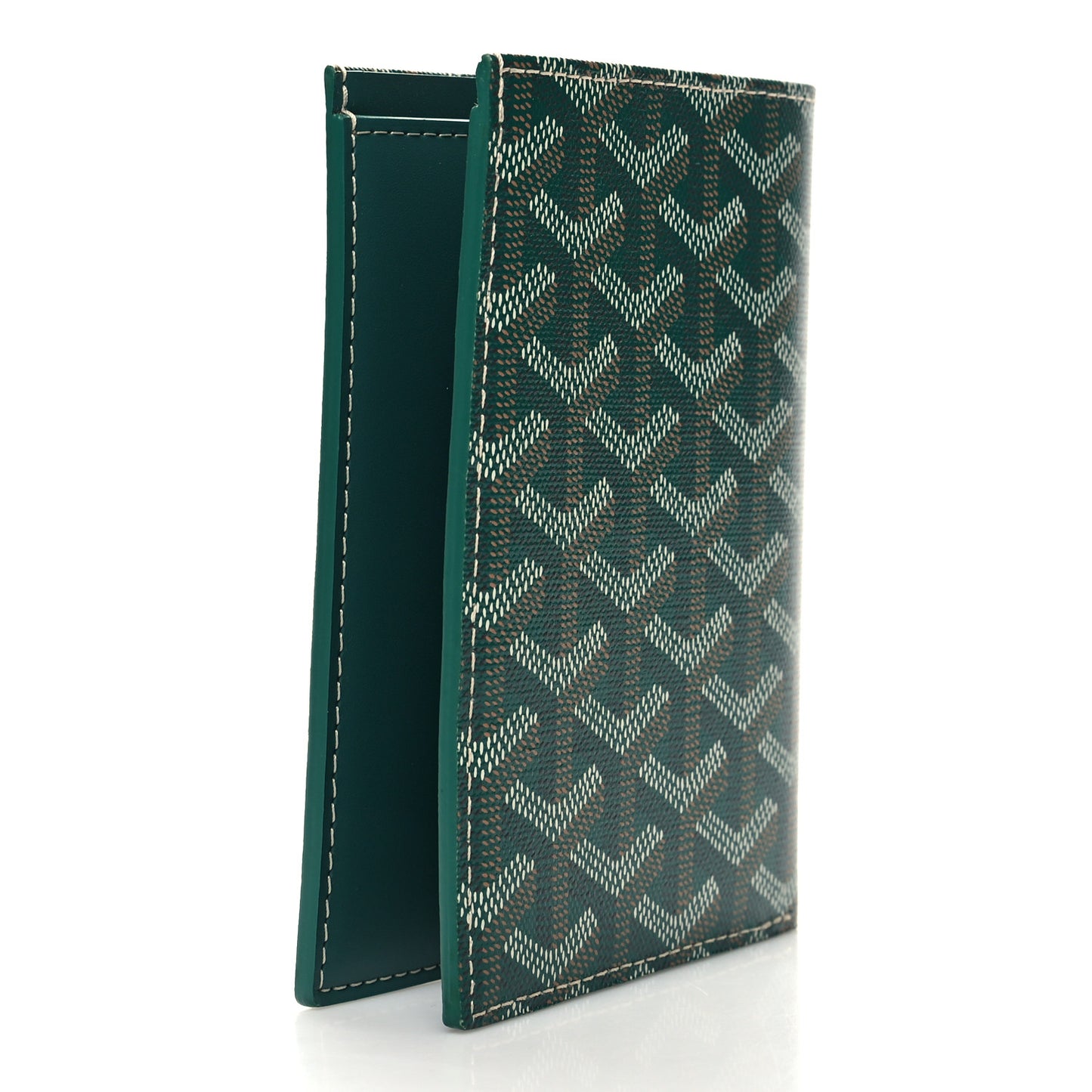 Goyardine Moliere Wallet Green