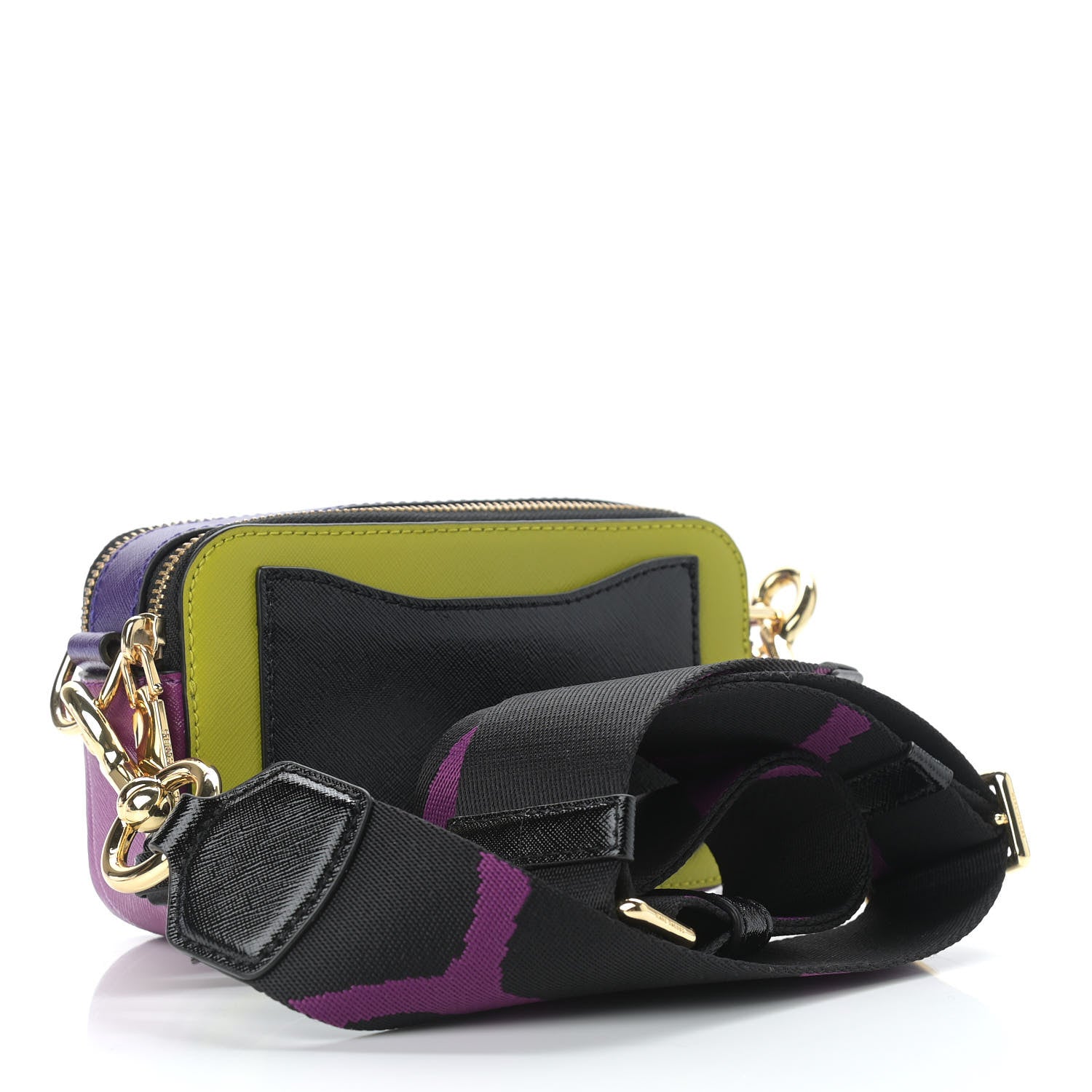 Marc Jacobs Saffiano Small Snapshot Camera Bag Blue Multicolor 2 of 8