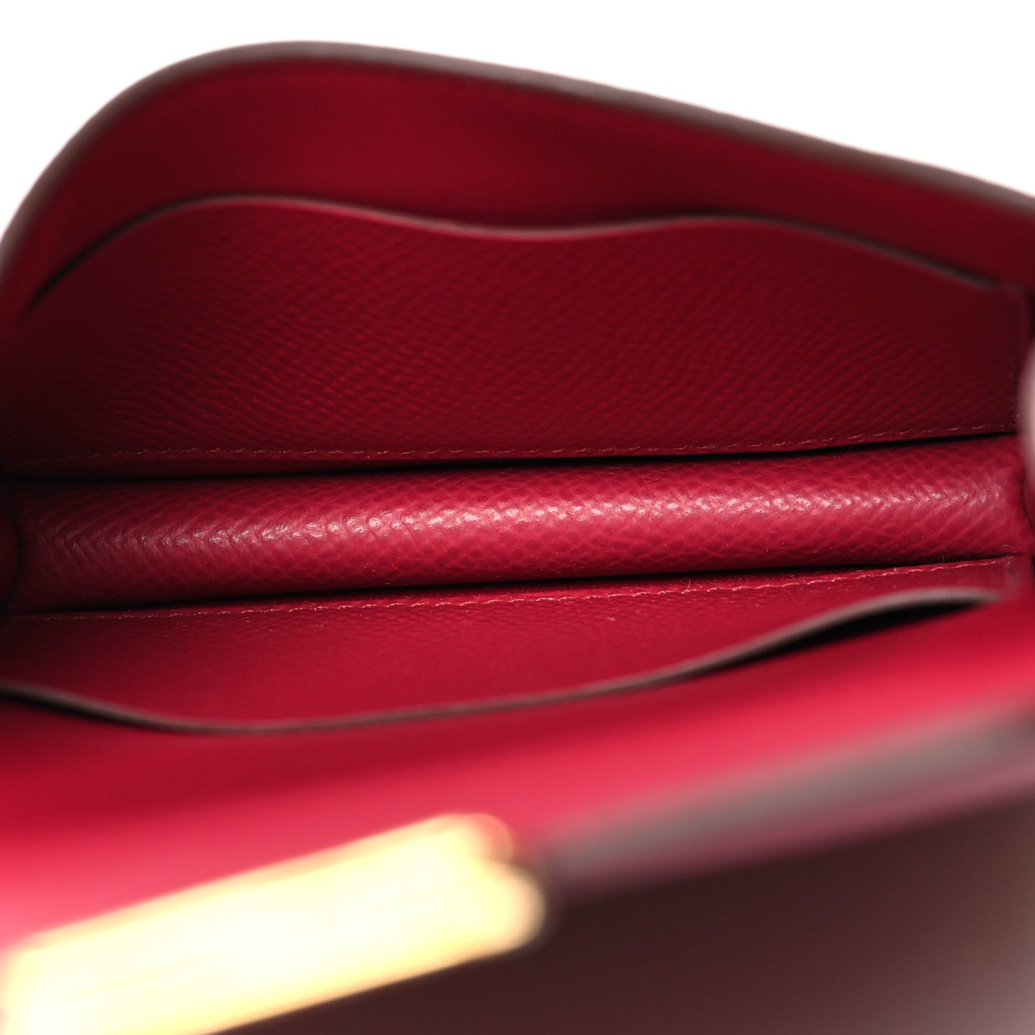 Hermes Epsom Constance Slim Wallet Rubis 6 of 11