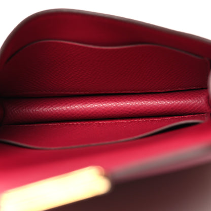 Hermes Epsom Constance Slim Wallet Rubis 6 of 11