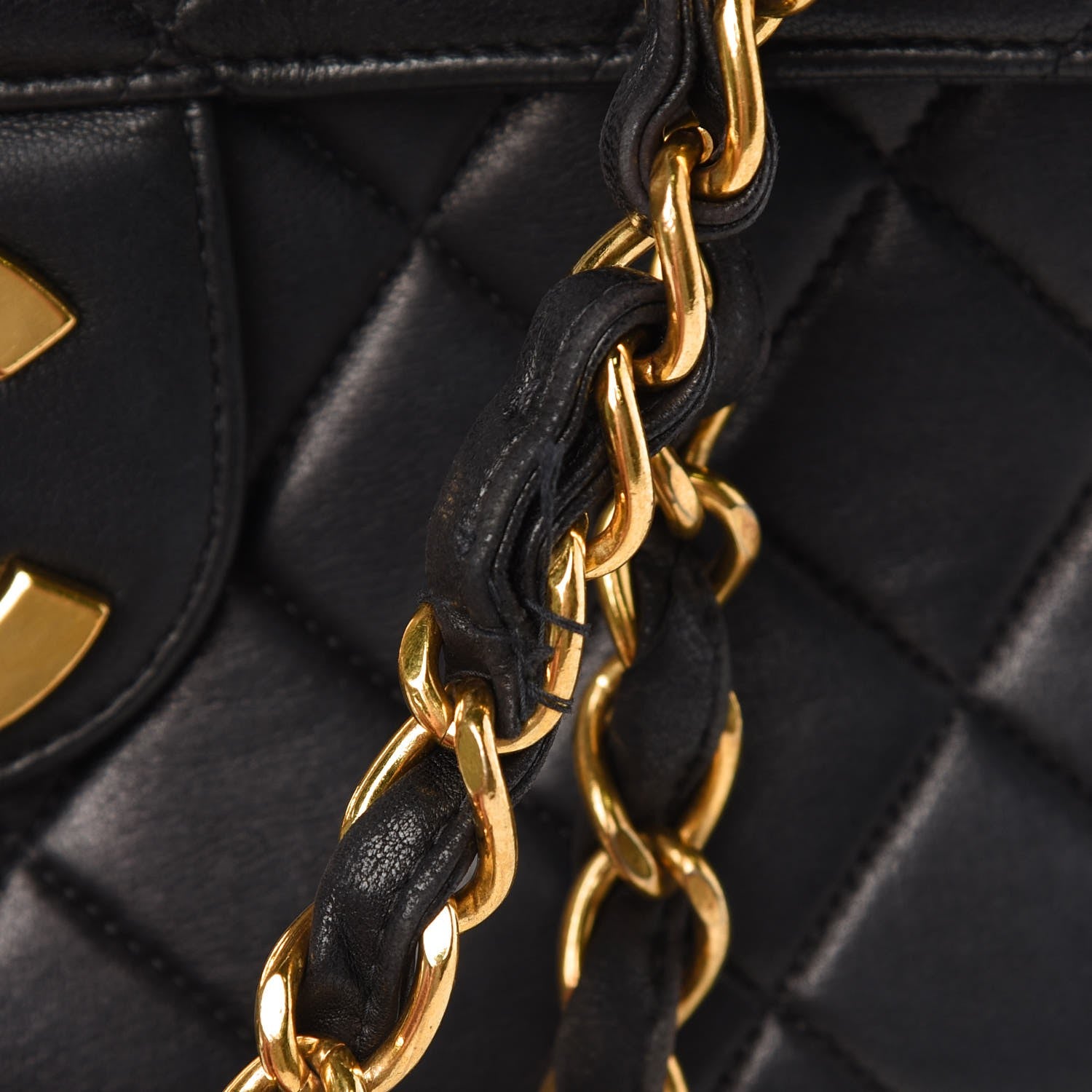 Chanel Lambskin Quilted Jumbo Single Flap Black 5 of 12