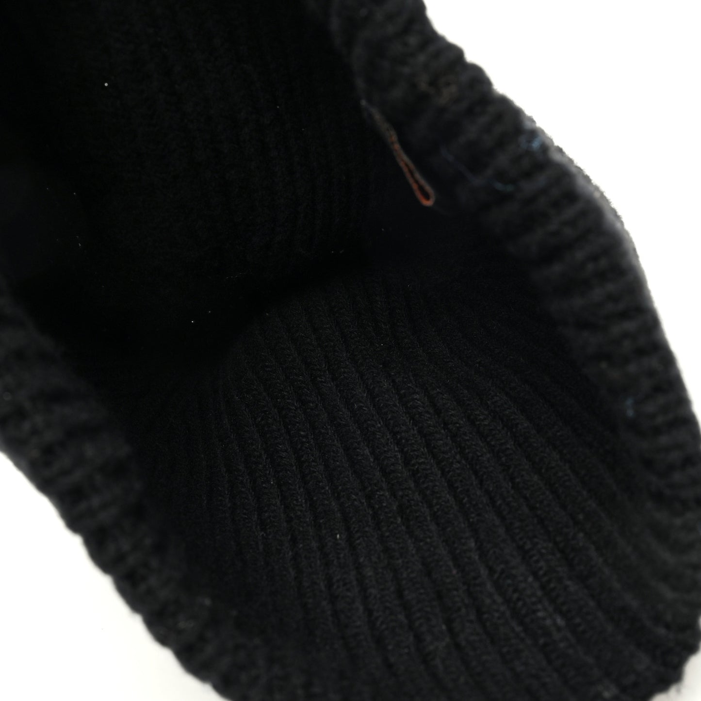 Wool LV initials Monogram Beanie Hat Black