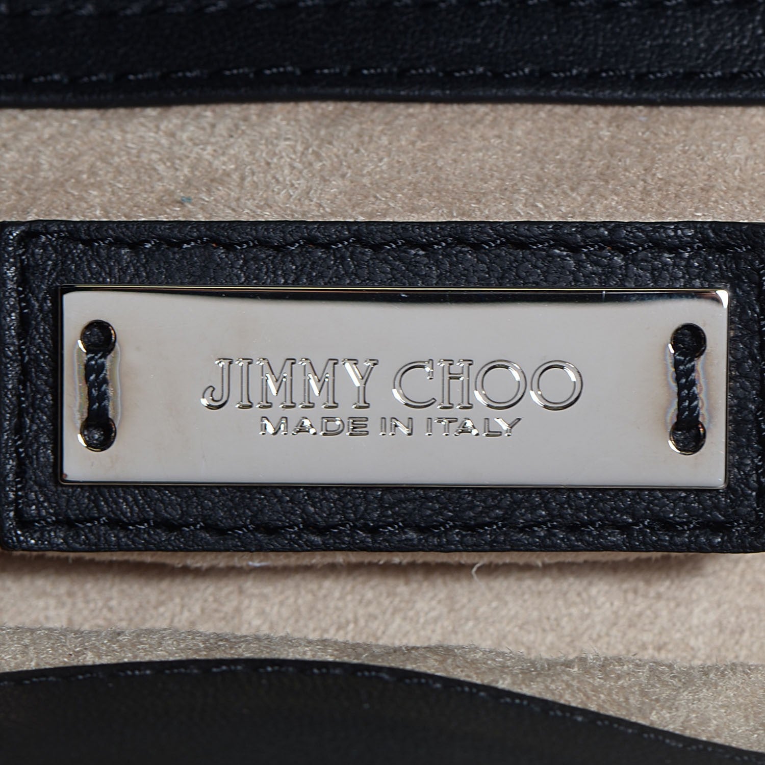 Jimmy Choo Lambskin Biker Large Hobo Black 9 of 10