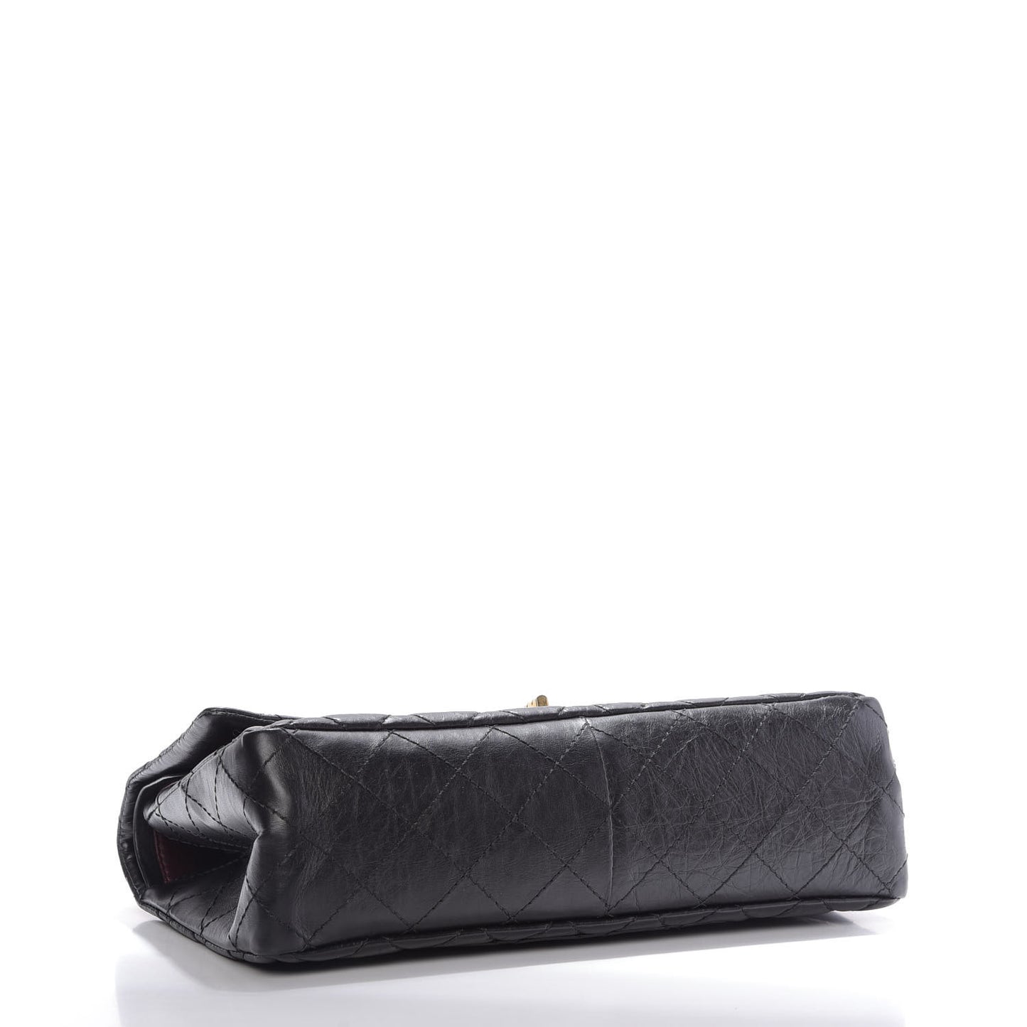 Aged Calfskin Quilted 2.55 Reissue 226 Flap Black