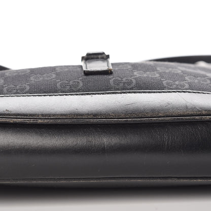 Gucci Monogram Small Jackie O Hobo Black 10 of 14
