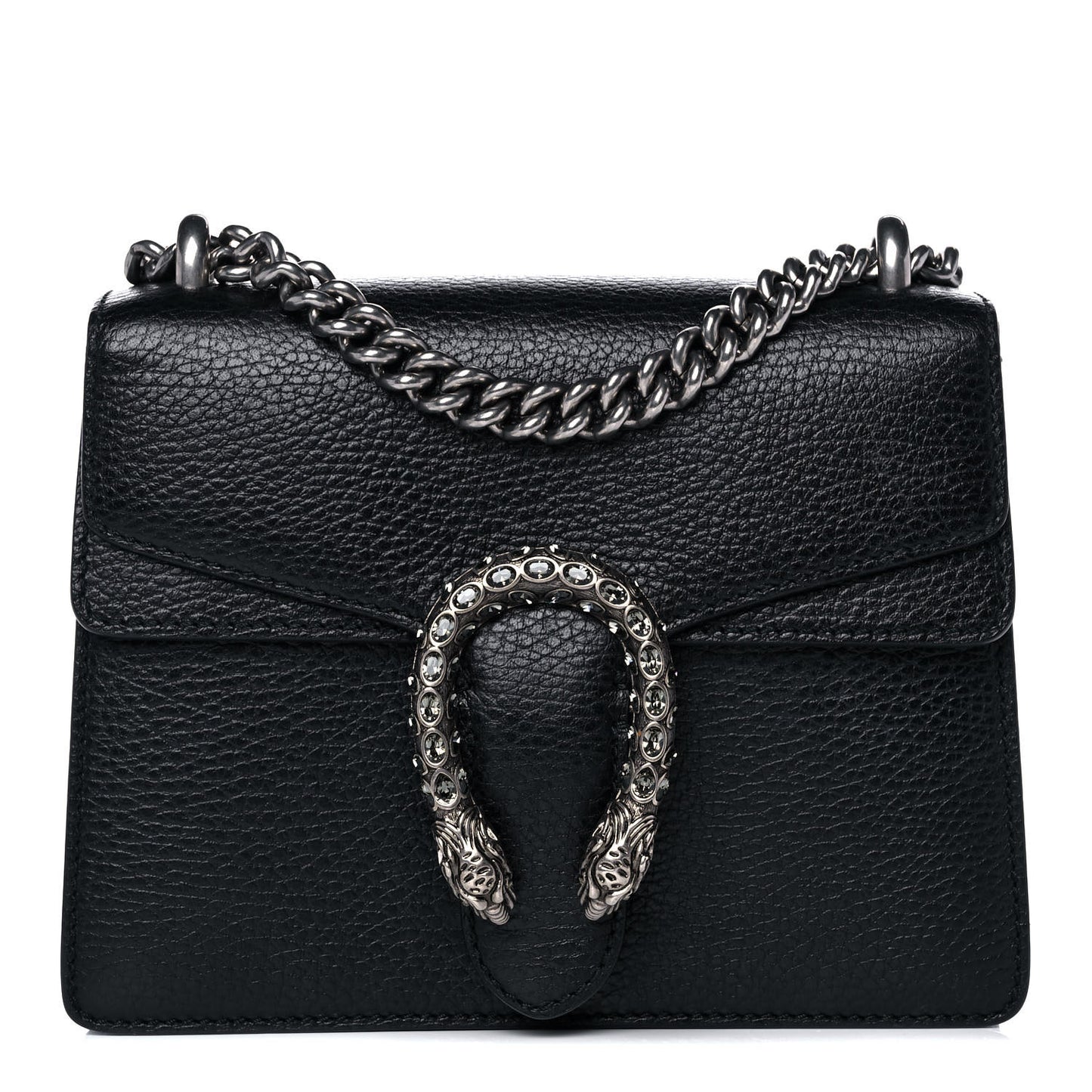 Calfskin Mini Dionysus Shoulder Bag Black