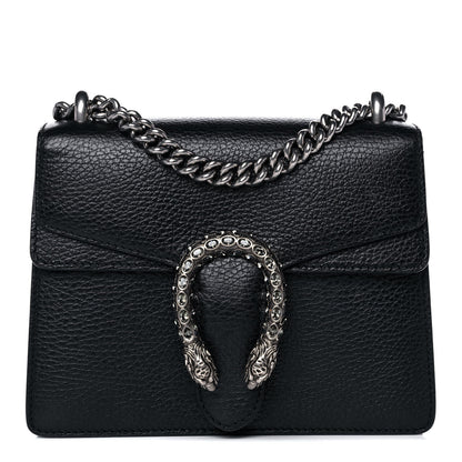 Gucci Calfskin Mini Dionysus Shoulder Bag Black 1 of 16