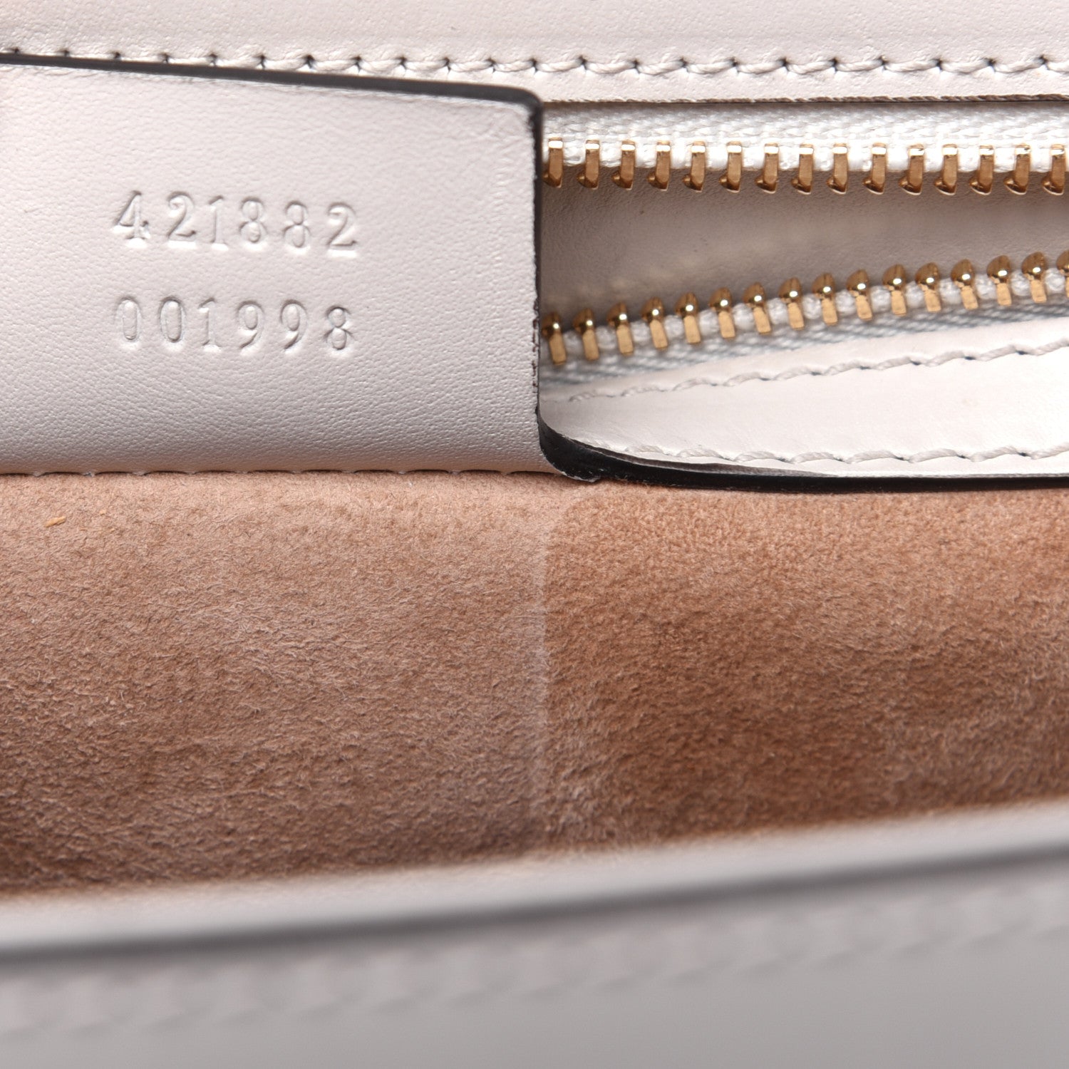 Gucci Calfskin Small Sylvie Shoulder Bag Off White 9 of 38