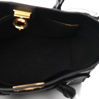 Louis Vuitton Calfskin Monogram On My Side PM Black 5 of 12