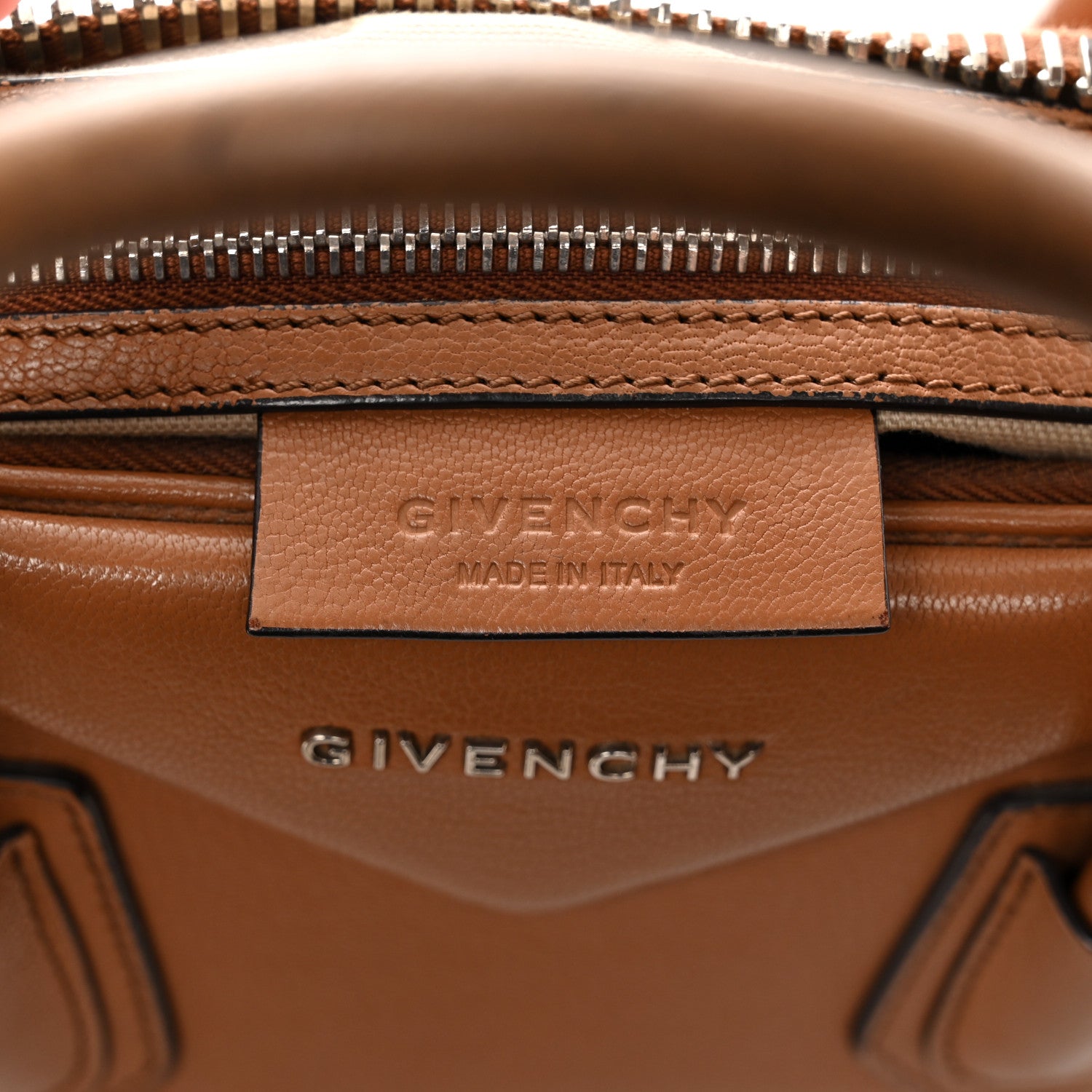 Givenchy Sugar Goatskin Small Antigona Cognac 6 of 15