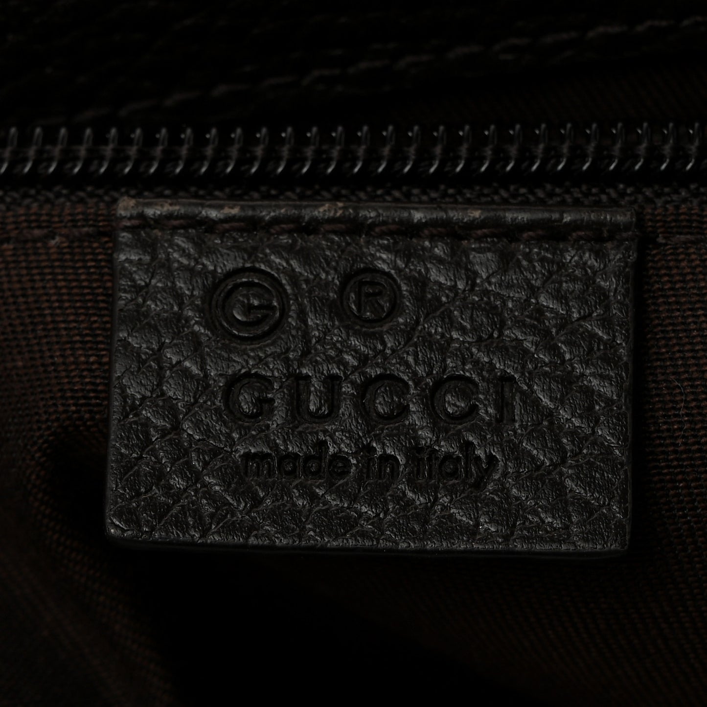 Monogram Flap Messenger Bag Beige Dark Brown