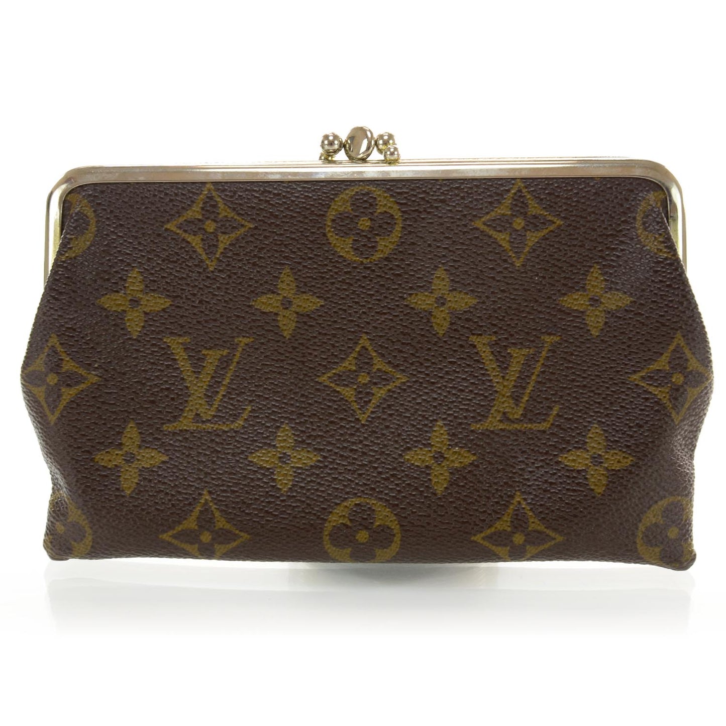Monogram Kisslock Coin Purse