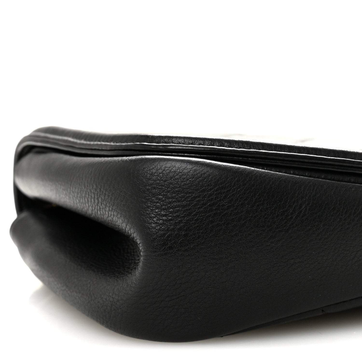 Chanel Calfskin Quilted Small Underline Flap Black 9 of 11