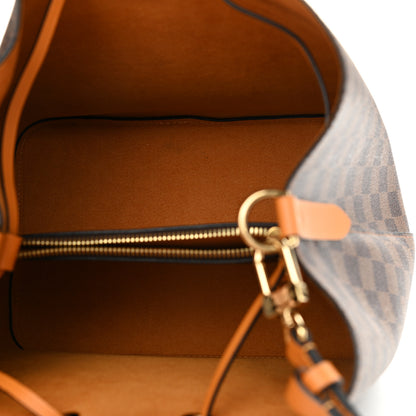 Louis Vuitton Damier Ebene Neonoe MM Safran 5 of 10