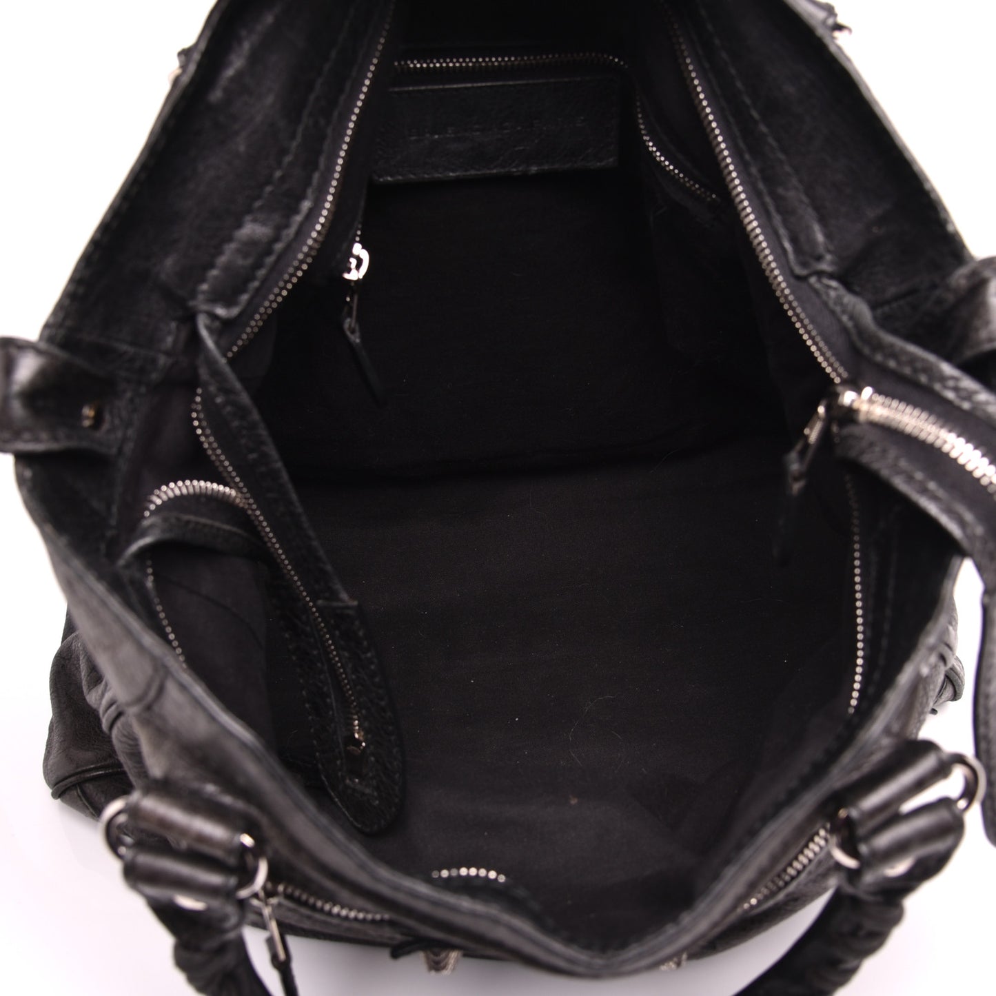 Agneau Giant 12 Silver Hardware Velo Black