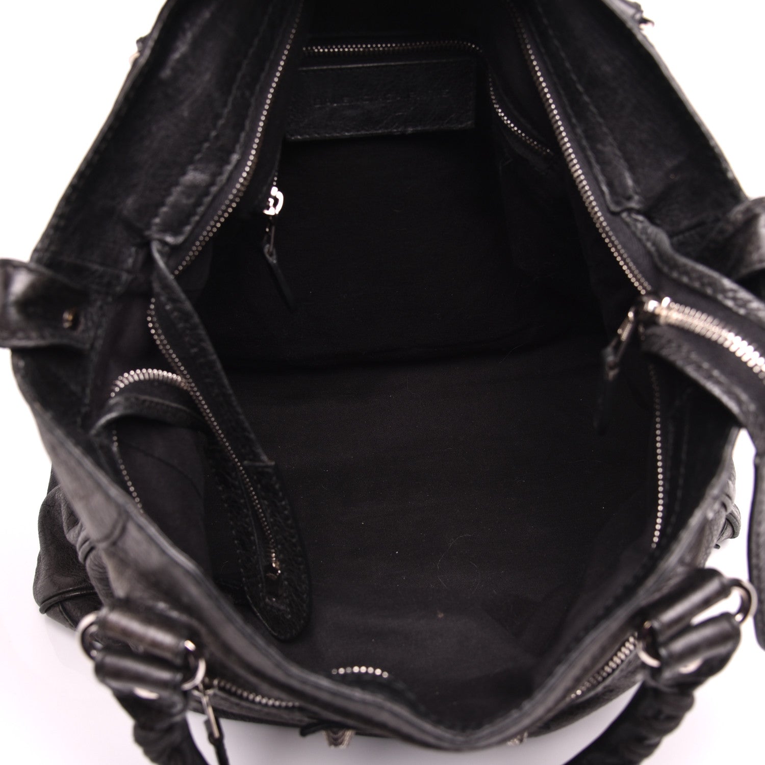 Balenciaga Agneau Giant 12 Silver Hardware Velo Black 5 of 9