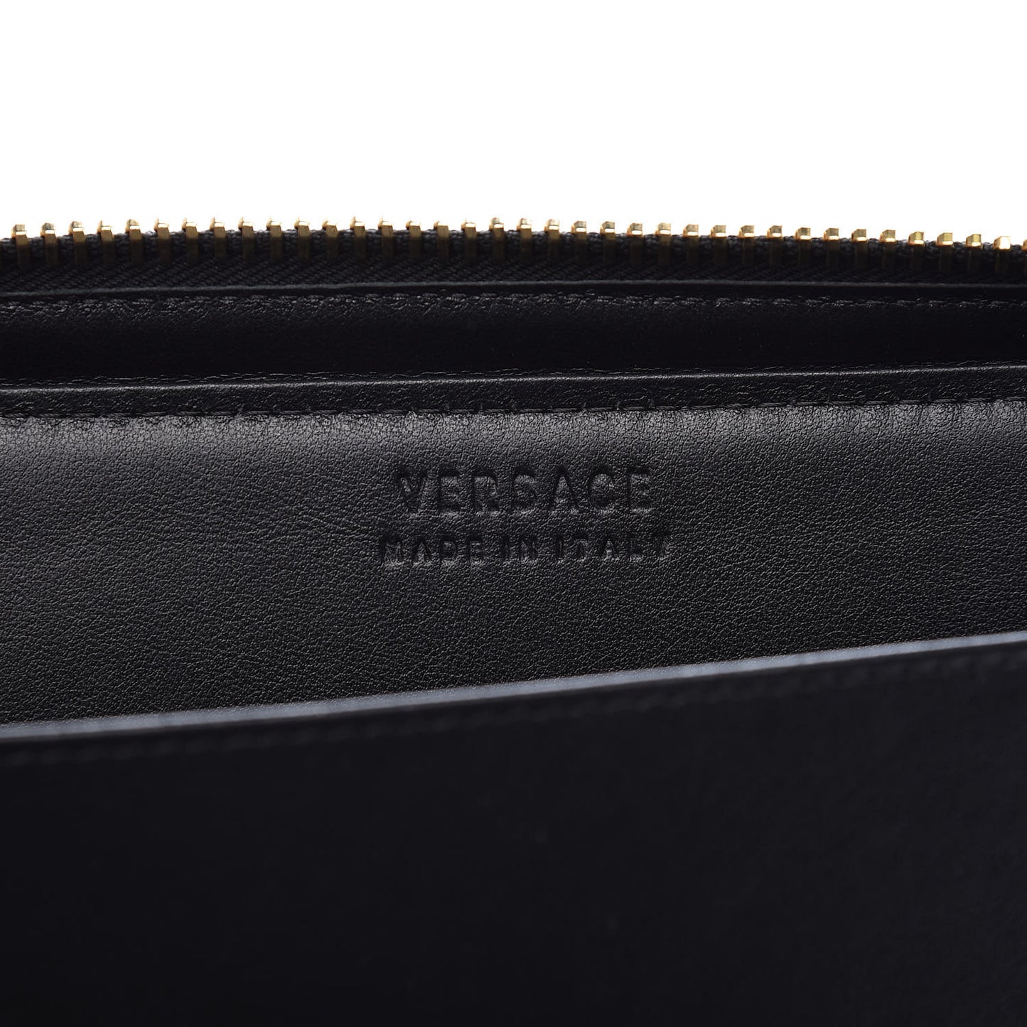 Calfskin Stitched Donna iPad Case Black