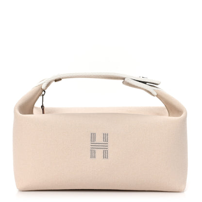 Hermes Canvas Bride-A-Brac Pouch Natural 1 of 9