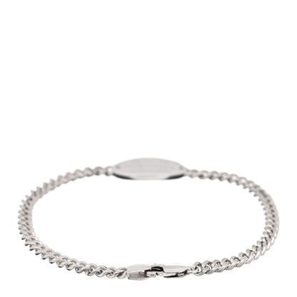 Tiffany Sterling Silver Diamond Return To Tiffany Oval ID Bracelet 2 of 4