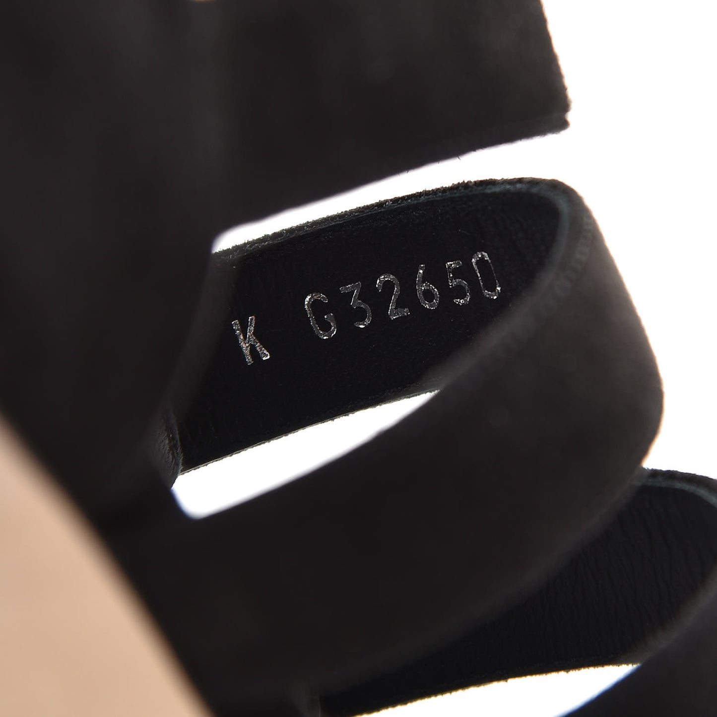 Kid Suede CC Turnlock Sandals 39.5 Black