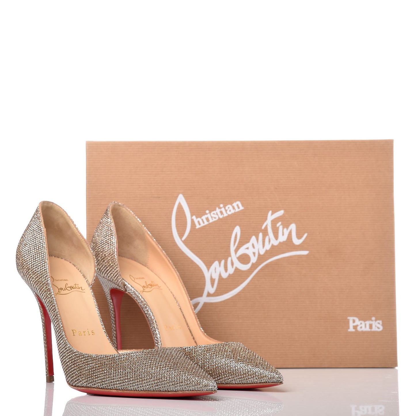 Glitter Luminor Iriza 100 Pumps 36.5 Gold