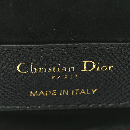 Christian Dior Grained Calfskin Mini Saddle Bag Black 6 of 9