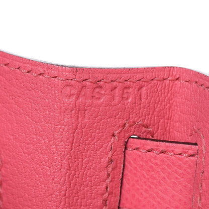 Hermes Epsom Kelly Sellier 28 Rose Azalee 16 of 33