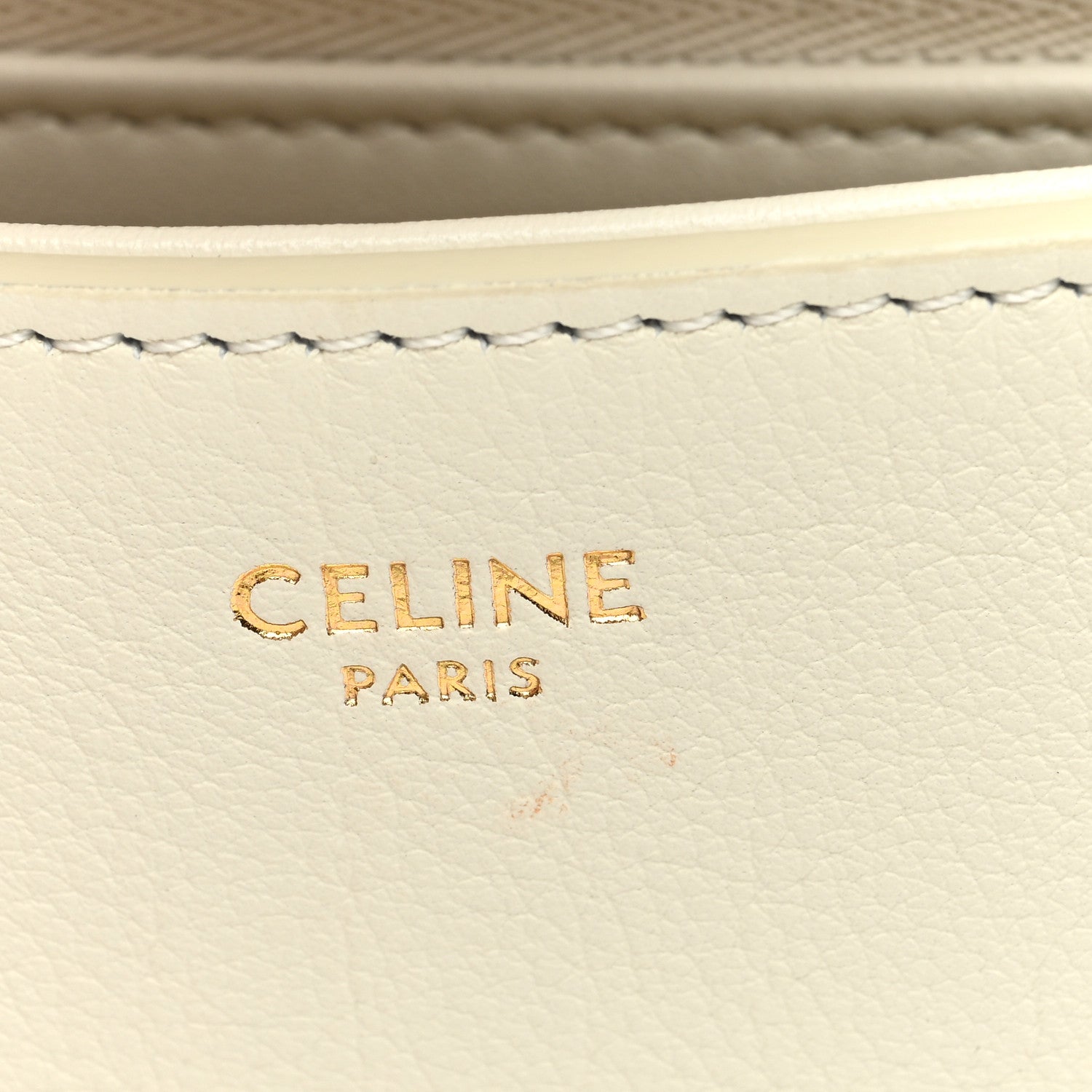 Celine Supple Calfskin Teen Victoire White 6 of 9