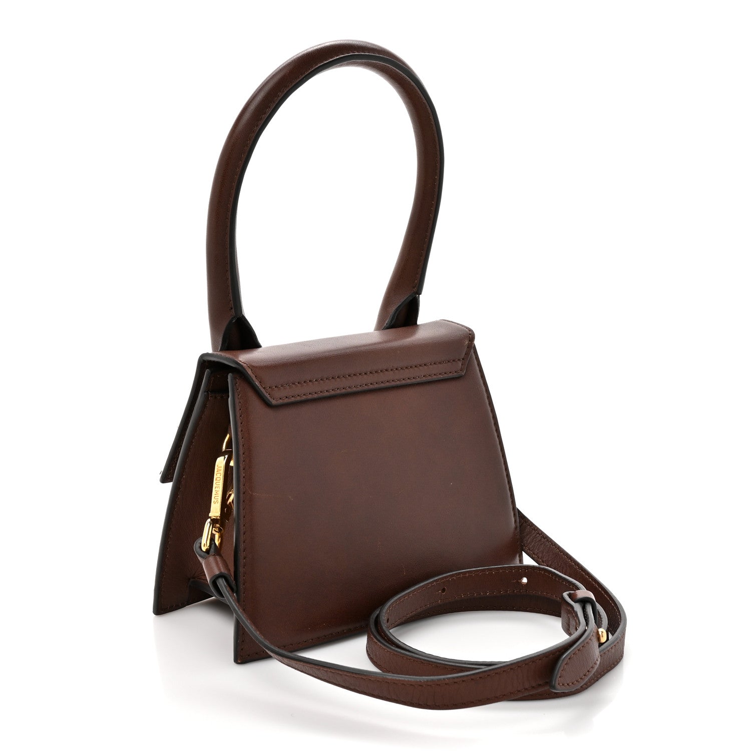 Jacquemus Smooth Calfskin Le Grand Chiquito Dark Brown 3 of 20