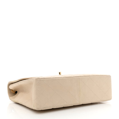 Chanel Lambskin Quilted Jumbo Single Flap Beige Clair 3 of 10