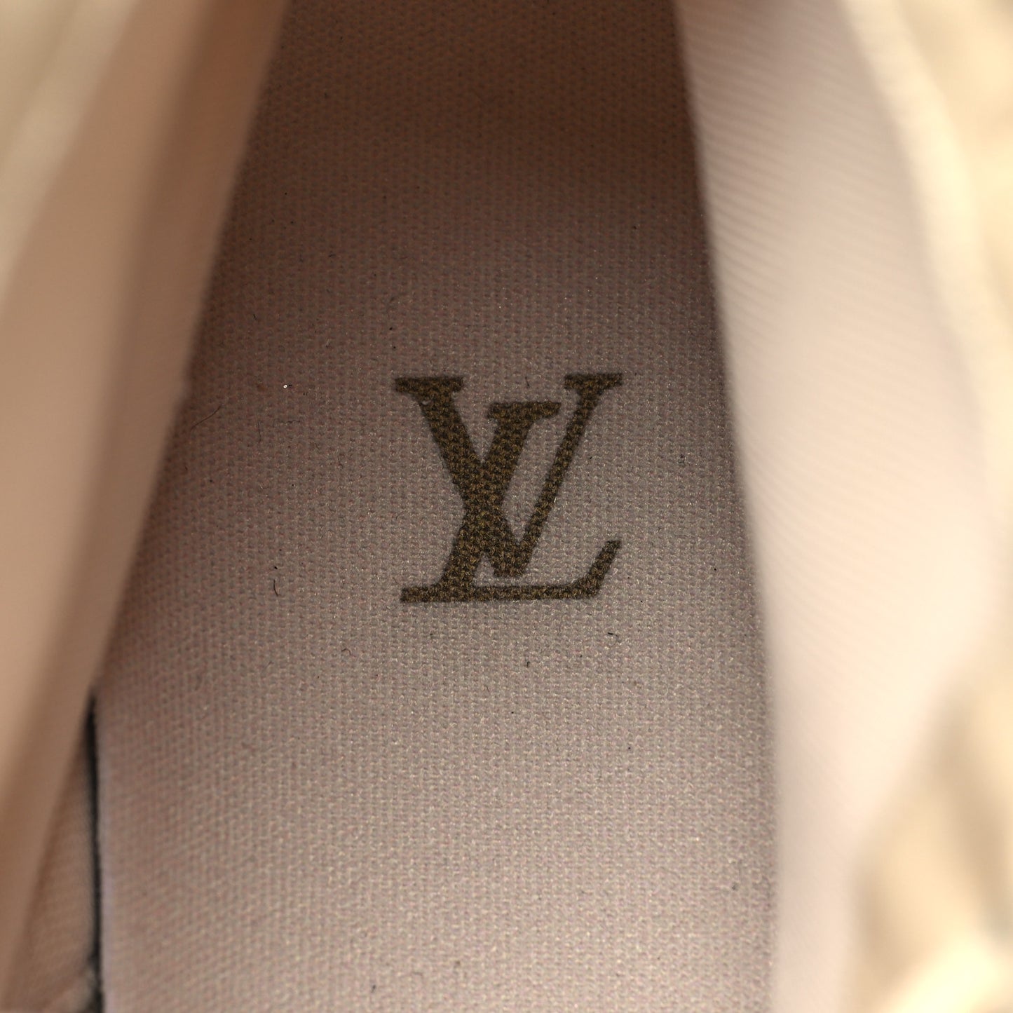 Canvas LV Baroque Ranger Floral Boots 8.5 Beige