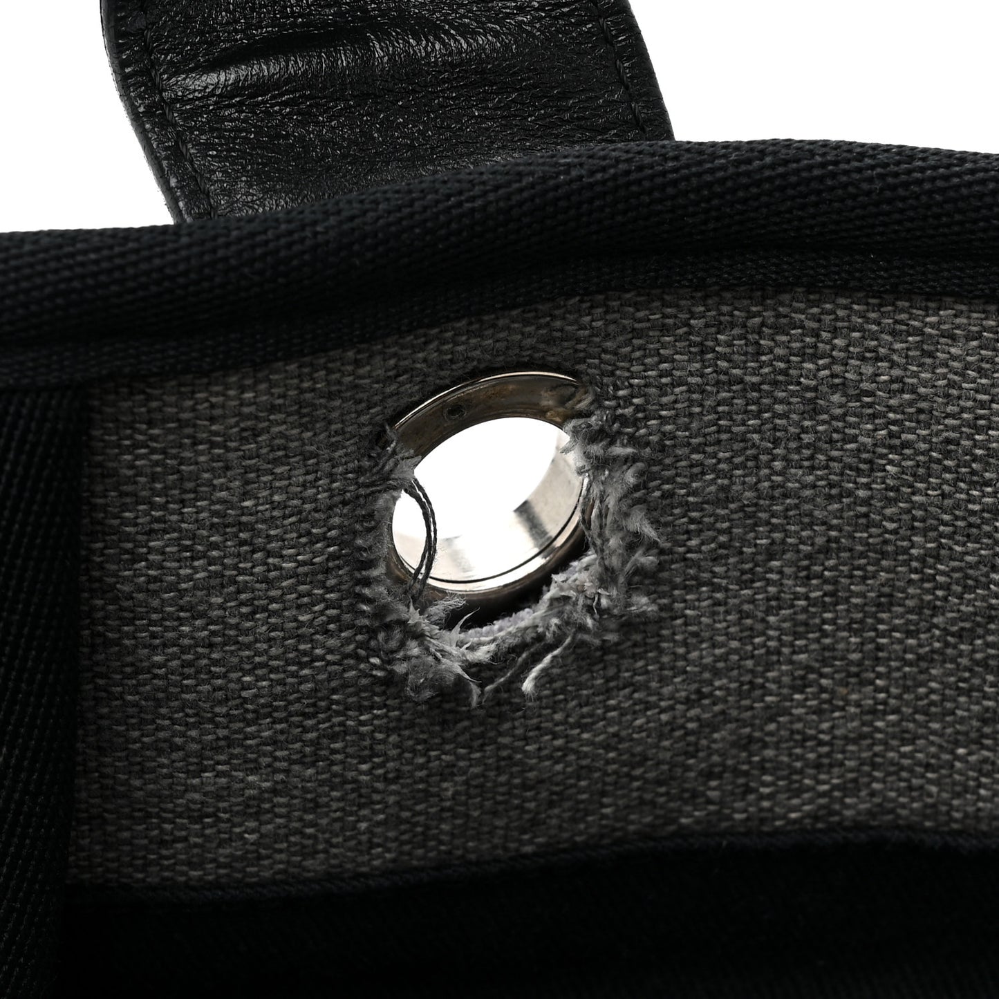 Canvas Large Deauville Tote Grey