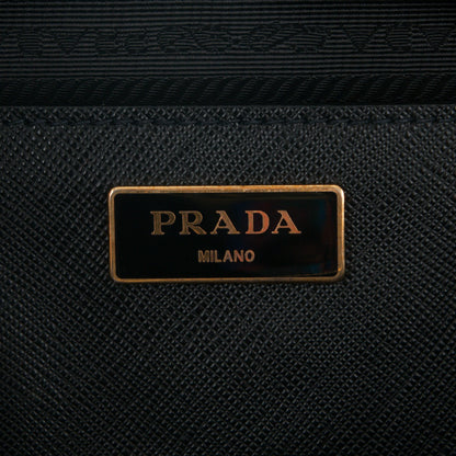 Prada Saffiano Medium Galleria Double Zip Tote Black 6 of 6