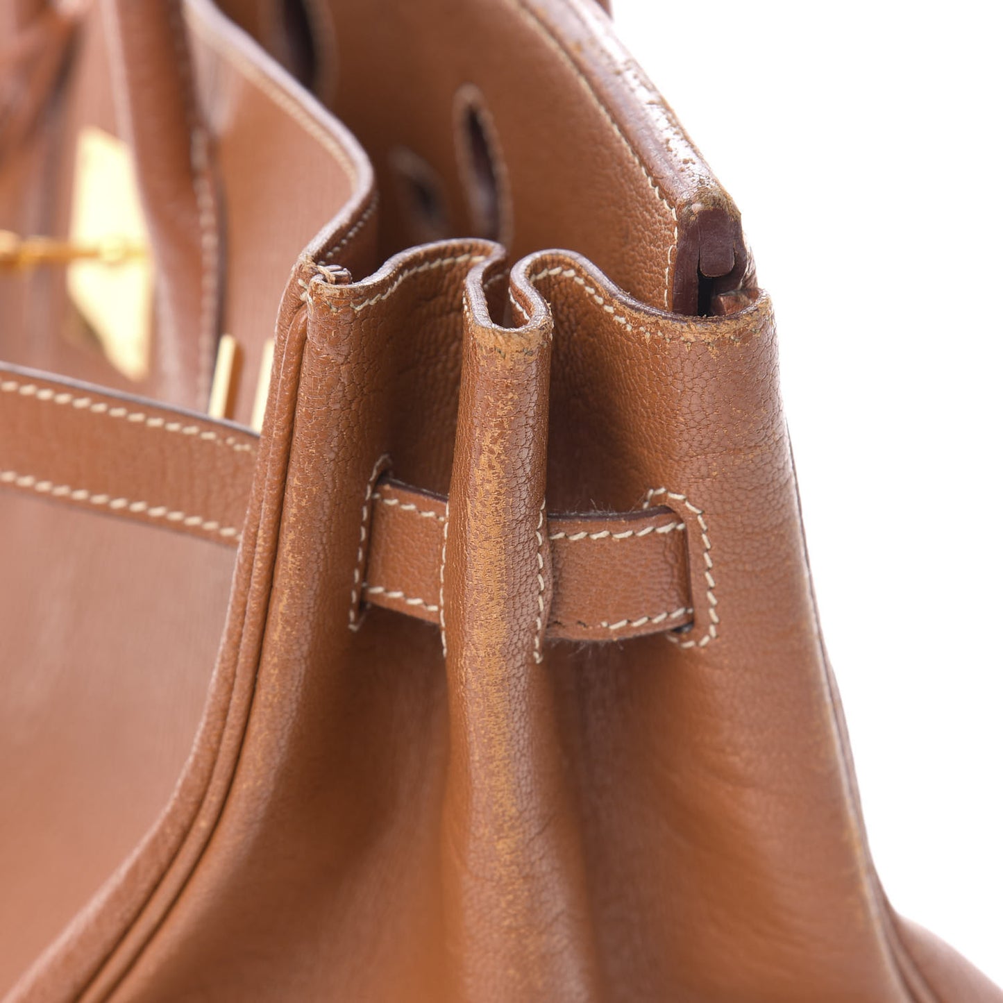 Chevre de Coromandel Birkin 35 Gold