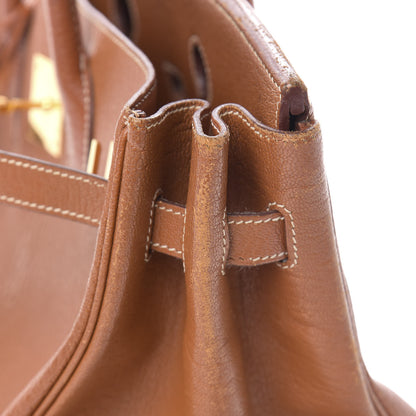 Hermes Chevre de Coromandel Birkin 35 Gold 9 of 17