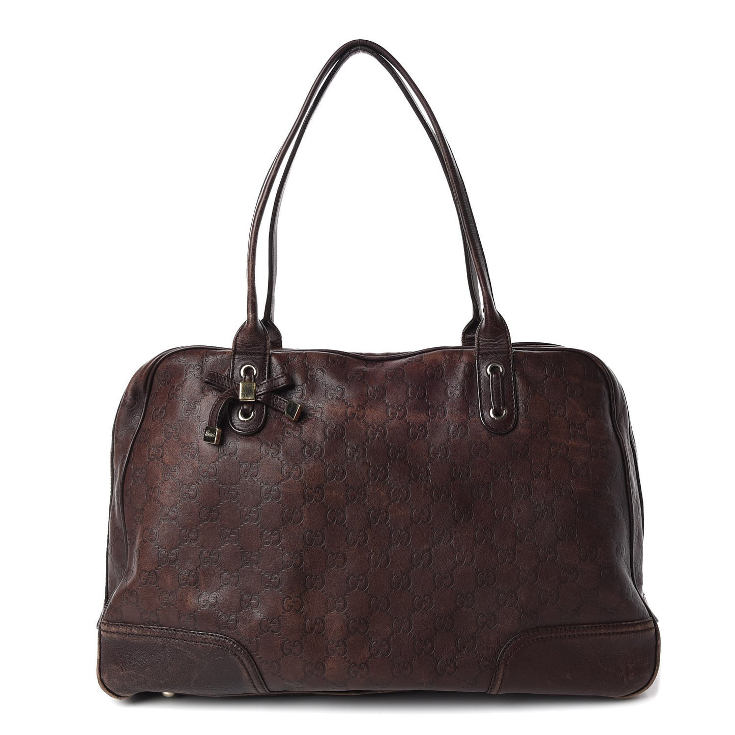 Guccissima Large Princy Tote Brown