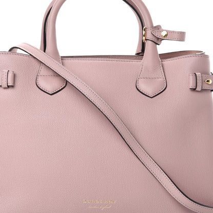 Burberry Grainy Calfskin House Check Medium Banner Tote Pale Orchid 7 of 9